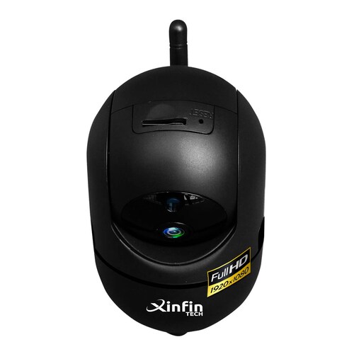 CÁMARA NEGRA IP ROBÓTICA WIFI RASTREO DE MOVIMIENTO PARA INTERIOR FULL HD 1080P