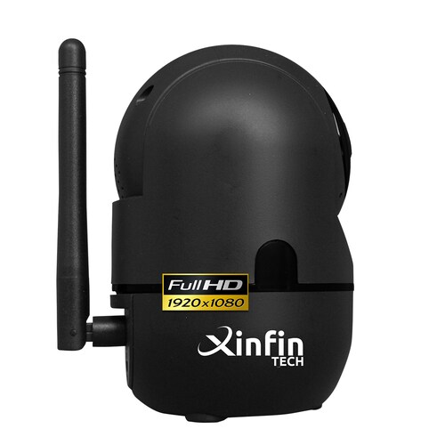 CÁMARA NEGRA IP ROBÓTICA WIFI RASTREO DE MOVIMIENTO PARA INTERIOR FULL HD 1080P