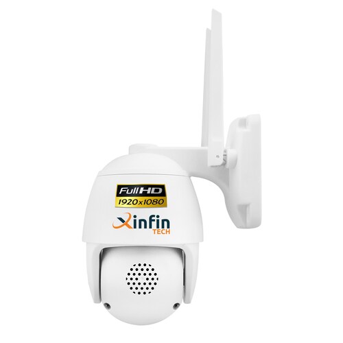 Cámara Ip Domo Exterior Wifi 1080p Visión Nocturna A Color