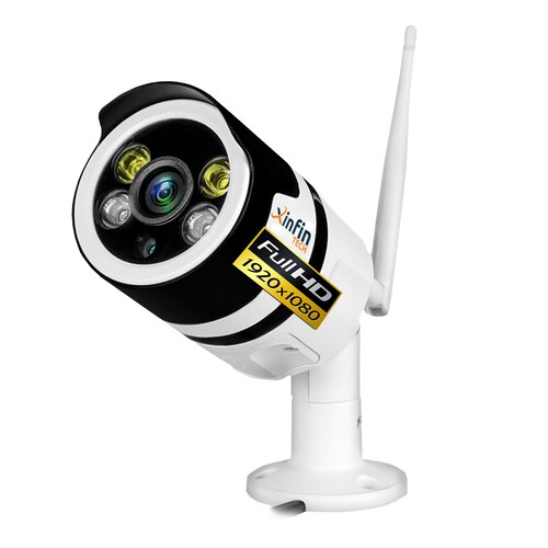 Cámara Seguridad IP Wifi Exterior Detección Fija FULL HD1080p