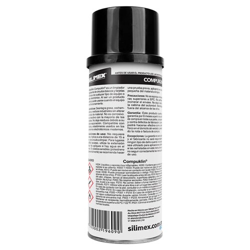 Limpiador de Circuitos Electrónicos, Silimex Compuklin, 454 ML