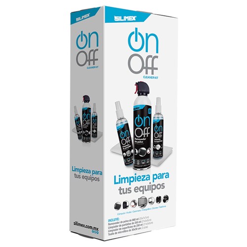 Kit para Limpieza, Silimex On Off Cleaner Kit, caja con 6 piezas.