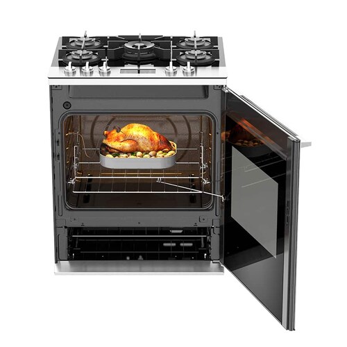 Estufa Whirlpool al Piso 30  Gas Full Side Door Acero Inoxidable WFR9100S