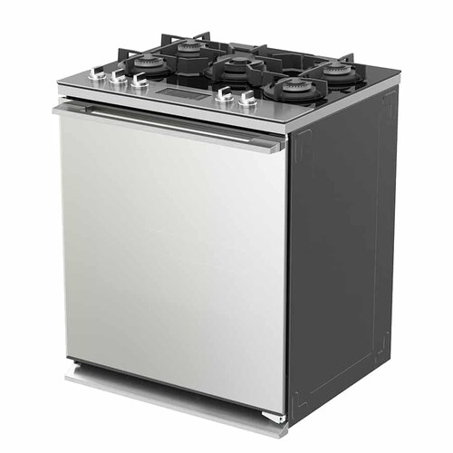 Estufa Whirlpool al Piso 30  Gas Full Side Door Acero Inoxidable WFR9100S