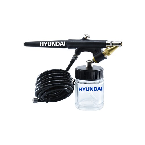 AEROGRAFO HYUNDAI CON BOQUILLA 0.5MM, 2 VASOS - HYAP900