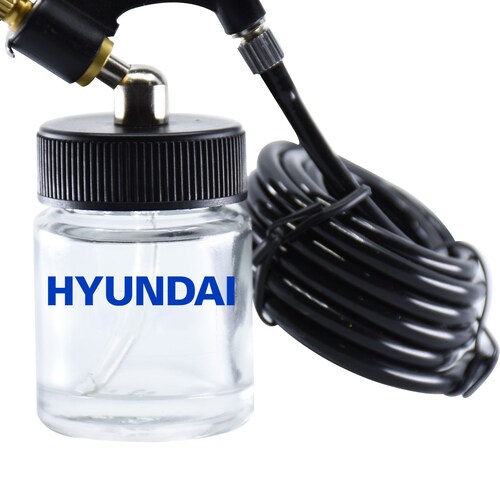 AEROGRAFO HYUNDAI CON BOQUILLA 0.5MM, 2 VASOS - HYAP900