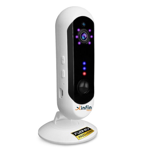 Cámara Wifi Ip Fhd Batería Recargable Vigilancia Altavoz Seguridad App