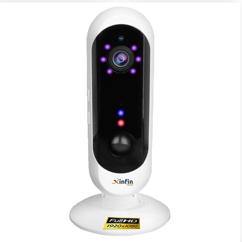 Cámara Wifi Ip Fhd Batería Recargable Vigilancia Altavoz Seguridad App