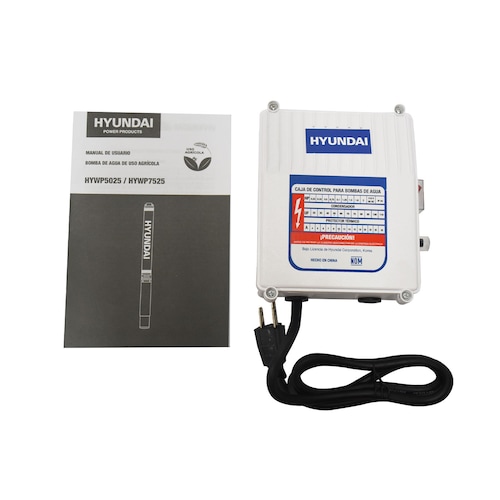 BOMBA DE AGUA ELÉCTRICA HYUNDAI 3/4 HP MONOFÁSICA DESCARGA 1 PULGADAS 110V/60HZ - HYWP7525
