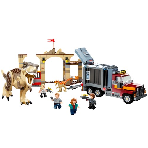 Lego 76948 Fuga de los Dinosaurios T. rex y Atrocirraptor