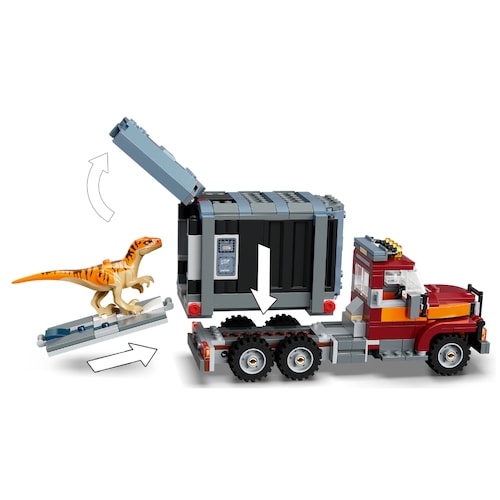 Lego 76948 Fuga de los Dinosaurios T. rex y Atrocirraptor