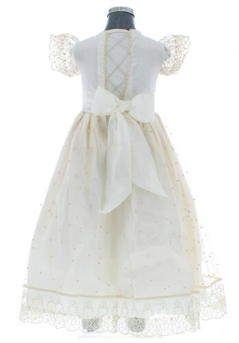Vestido Beige Primera Comunión o Ceremonia  6 a 16 años