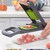 Rallador Cortador Rebanador Picador Manual De Verduras Fruta