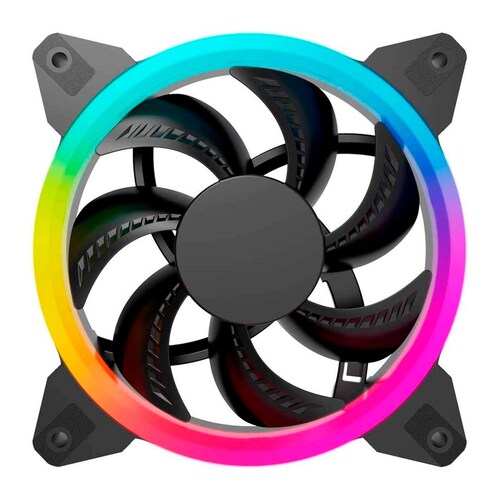 Ventilador Gamer de 120mm para Gabinete (5 piezas), RGB, conexión Molex 4 Pin, Ocelot OGF01