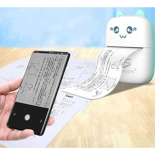 Mini Impresora Térmica Portátil Bluetooth Para Celular PC 