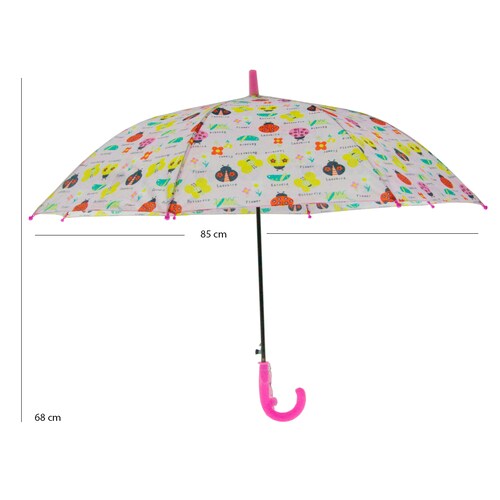 PARAGUAS SOMBRILLA INFANTIL 19" DISEÑOS ESTAMPADO CON SILVATO J CALLI