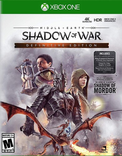 Xbox One Juego Middle Earth Shadow of War Definitive Edition