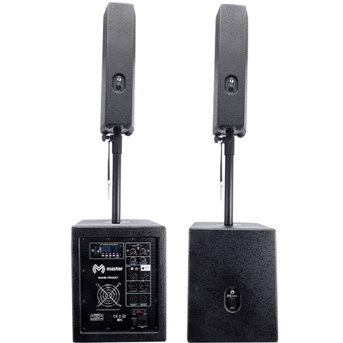 Sistema Lineal de Audio Profesional 9000 Watts Alta Potencia Musical para Espacios Abiertos / Master / MAHM-PROSAT