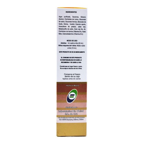 Geramin B12 Elixir, 340 ml, Jalea Real, Vitaminas y Minerales