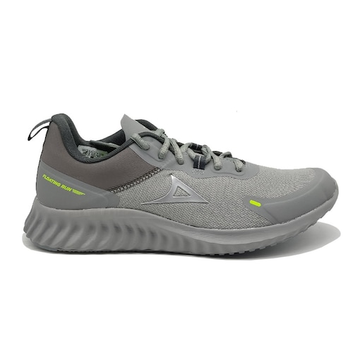 Tenis Pirma 4005 Gris Oxford Verde Hombre Running Correr Ejercicio Gym Originales