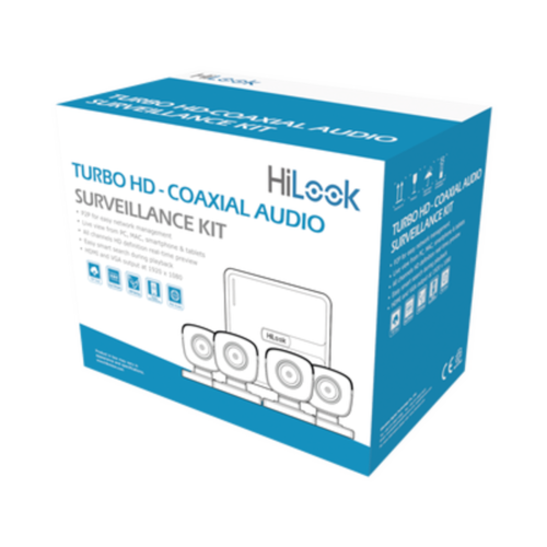 KIT TURBOHD HILOOK HL1080PS(B) 1080P LITE / DVR 4 CANALES  