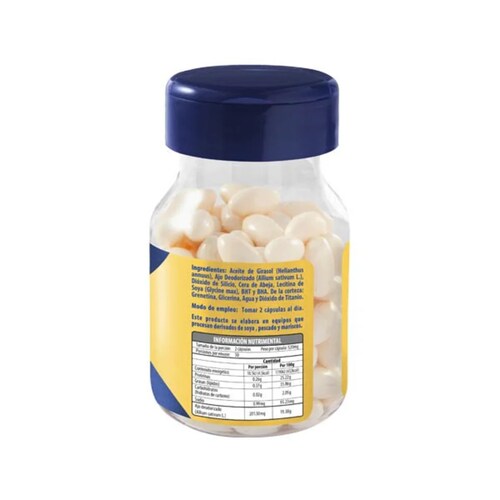Aceite de Ajo Deodorizado, 100 Capsulas, 520mg c/u