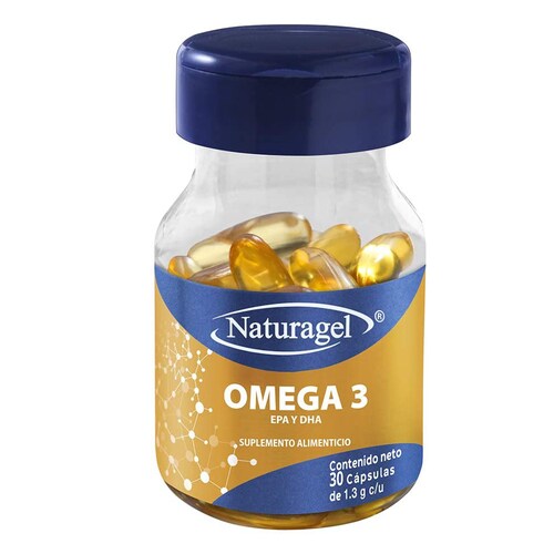 Omega 3, EPA y DHA, 30 Capsulas, 1.3 g c/u, Aceite de Pescado