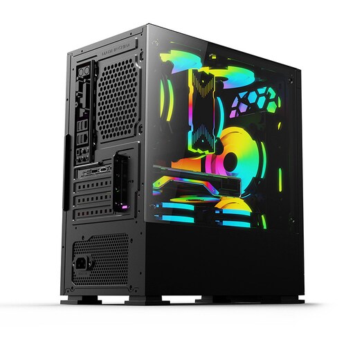 Gabinete Gamer Yeyian Haizen 2500 Itx/matx Negro Ych-041520