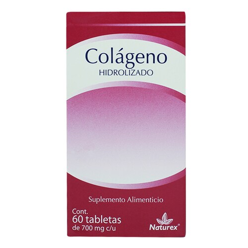 Colageno Hidrolizado, 60 Tabletas, 700 mg c/u, Naturex