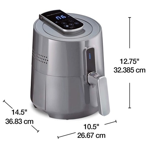 Hamilton Beach 35051 Freidora de Aire Digital con Capacidad de 3.5 Litros