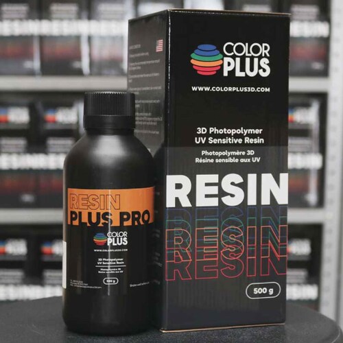 Resina UV para impresora 3d Color Plus 1 L Color Gris