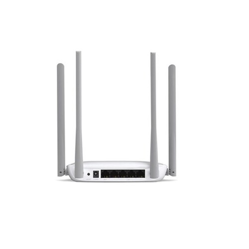 Router 300 Mbit/s Omnidireccional 4 Antenas PC Lap Modem Blanco RJ45 4 Puertos MW325R Enthernet
