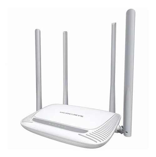 Router 300 Mbit/s Omnidireccional 4 Antenas PC Lap Modem Blanco RJ45 4 Puertos MW325R Enthernet