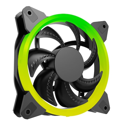 Ventilador Gamer de 120mm para Gabinete (3 piezas), RGB, conexión Molex 4 Pin, Ocelot OGF01