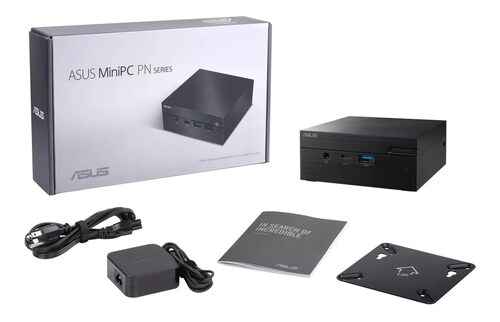 Pc Asus Intel Dual Core N4500 / 8 GB Ram / 240 GB NVME / WIFI / BLUETOOTH color Negro		