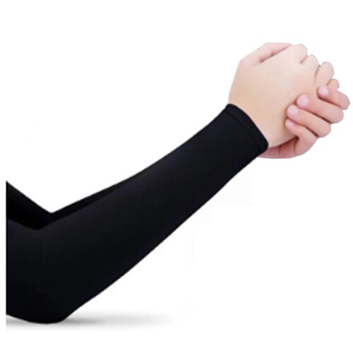 Mangas Protectoras Uv Licra Protector Sol Deportes Negras