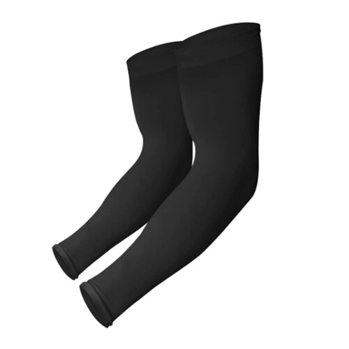 Mangas Protectoras Uv Licra Protector Sol Deportes Negras