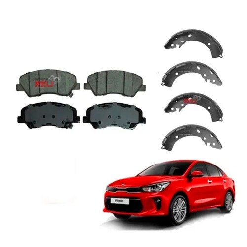 Balatas Delanteras Y Traseras Kia Rio 2019 - 2020.