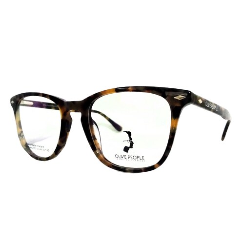 Armazón Lente graduable Oftálmico Acetato marca Olive People modelo Retro 502 con paño limpiador y estuche