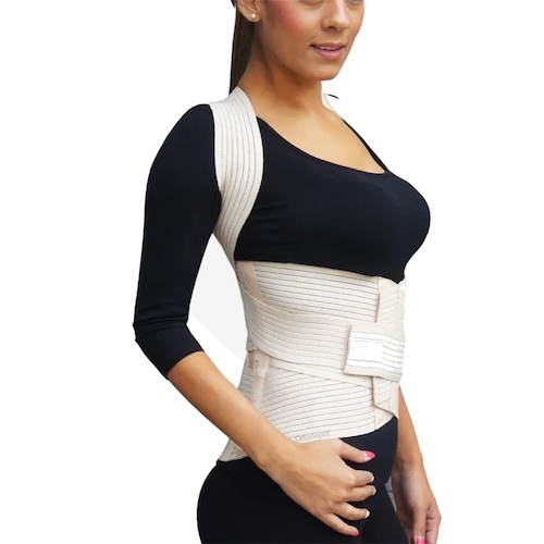 Faja Dorso Lumbar Premium Corrector De Postura Ortopedica.