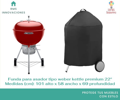 Funda para asador tipo weber kettle premium 22 Luxury