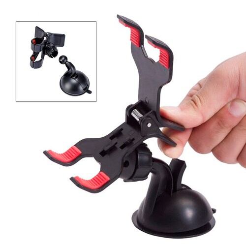Soporte Pinza Celular Para Automóvil Succionador