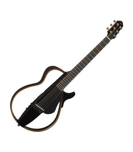 Guitarra Silent Cuerdas de Acero Yamaha SLG200S-Negro Translúcido