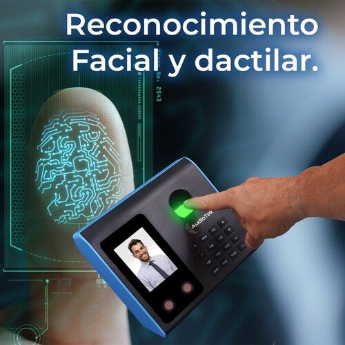 Reloj Checador Biometrico Huella Dactilar Entrada Seguridad 