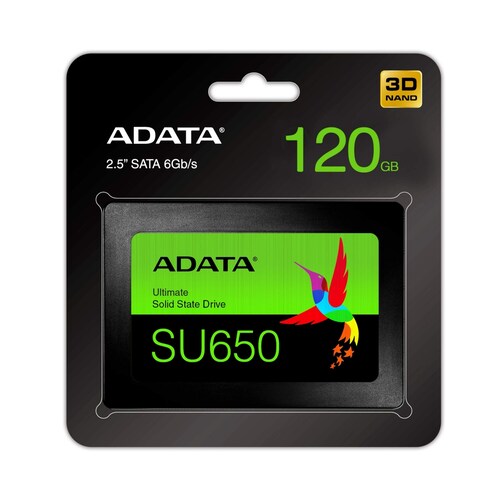 Unidad de Estado Sólido ADATA SU650 SATA III de 120GB