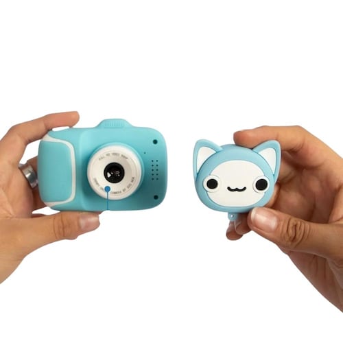 Cámara digital para niños Gadgets & Fun Diseño de gato azul