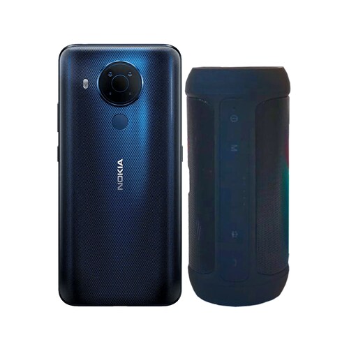 Nokia 5.4 128 Gb Azul 4 Gb Ram + Bocina Charge2 Negra