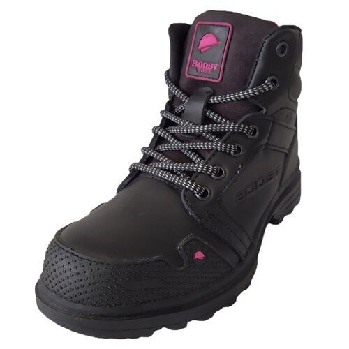 BOTAS DE TRABAJO PARA MUJER CON CASCO DE ACERO MARCA BOOST MOD.253