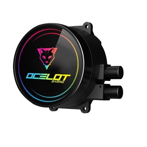 Disipador De Enfriamiento Liquido 120mm Rgb Intel Socket Cpus Amd Cpu Apus Negro Pc OEL120