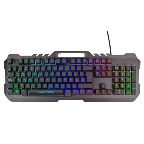 TECLADO GAMING RGB ALAMBRICO ROGUE VORTRED 